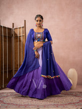 Blue & Purple Chaniya Choli